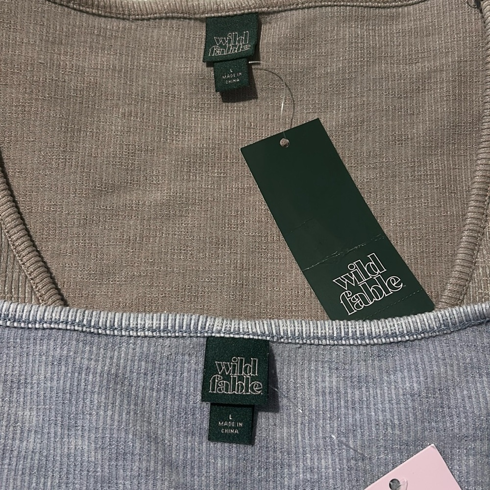 NWT *2pc* Wild Fable Cropped Tees